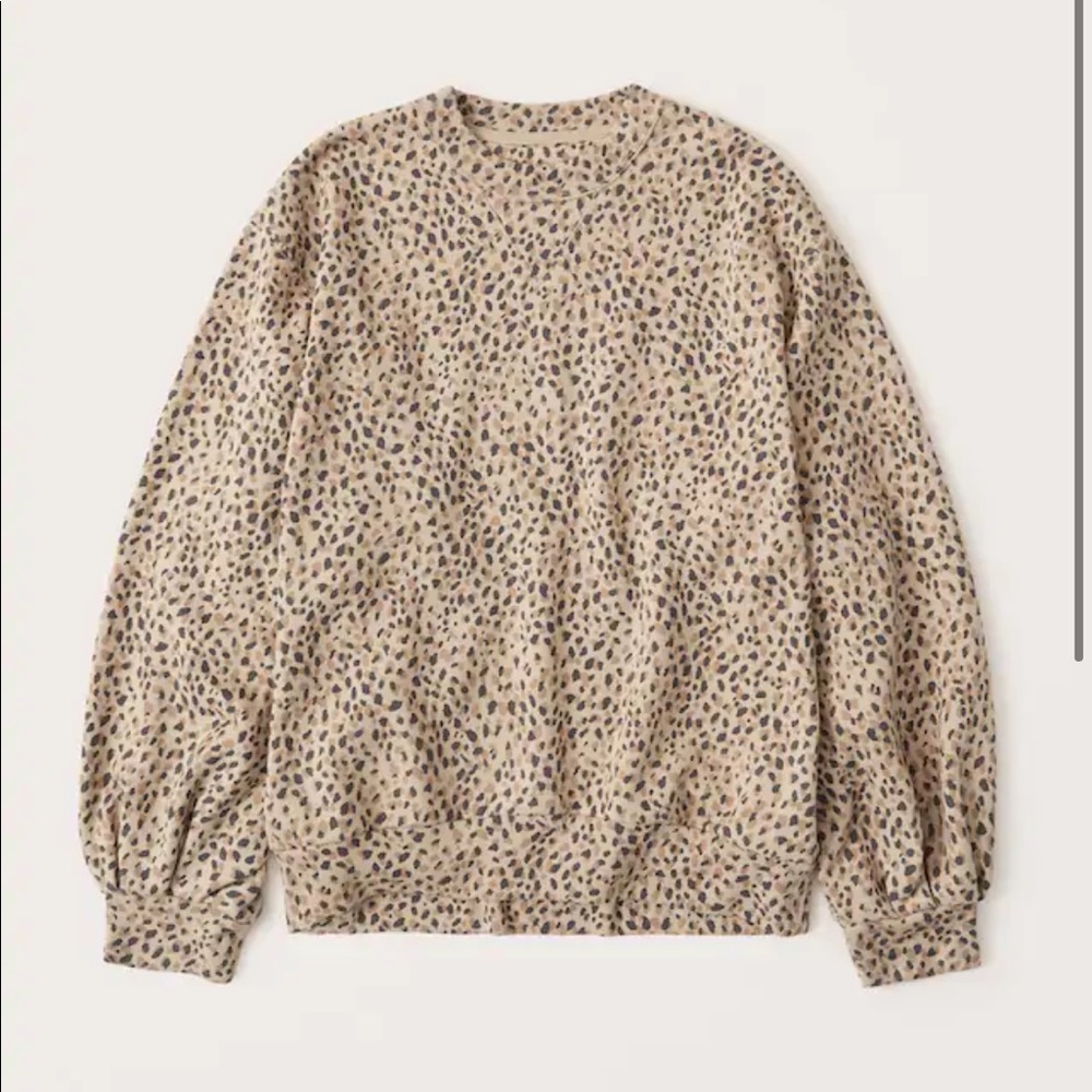 Abercrombie & Fitch Oversized Crew Sweatshirt